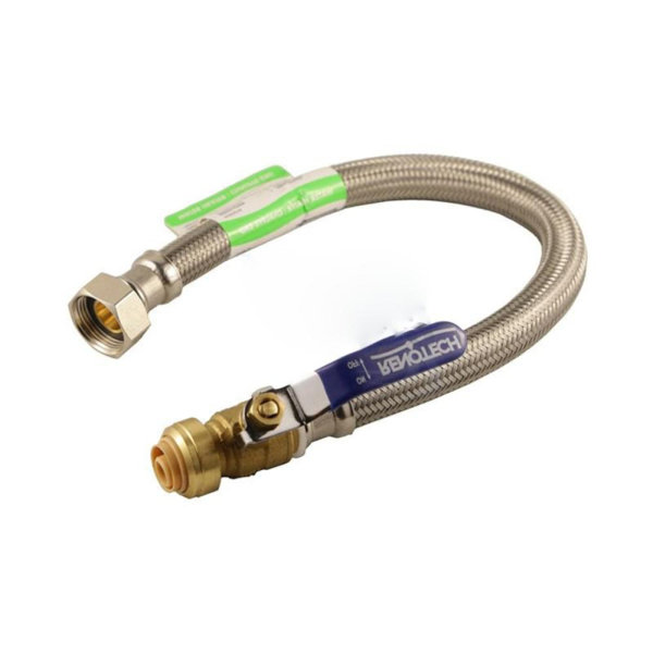 Plumbing N Parts 18 in. Brass Cylindrical Stainless Steel Water Heater